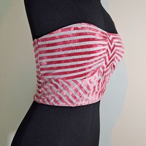 Tube top candy stripe Intimately free people